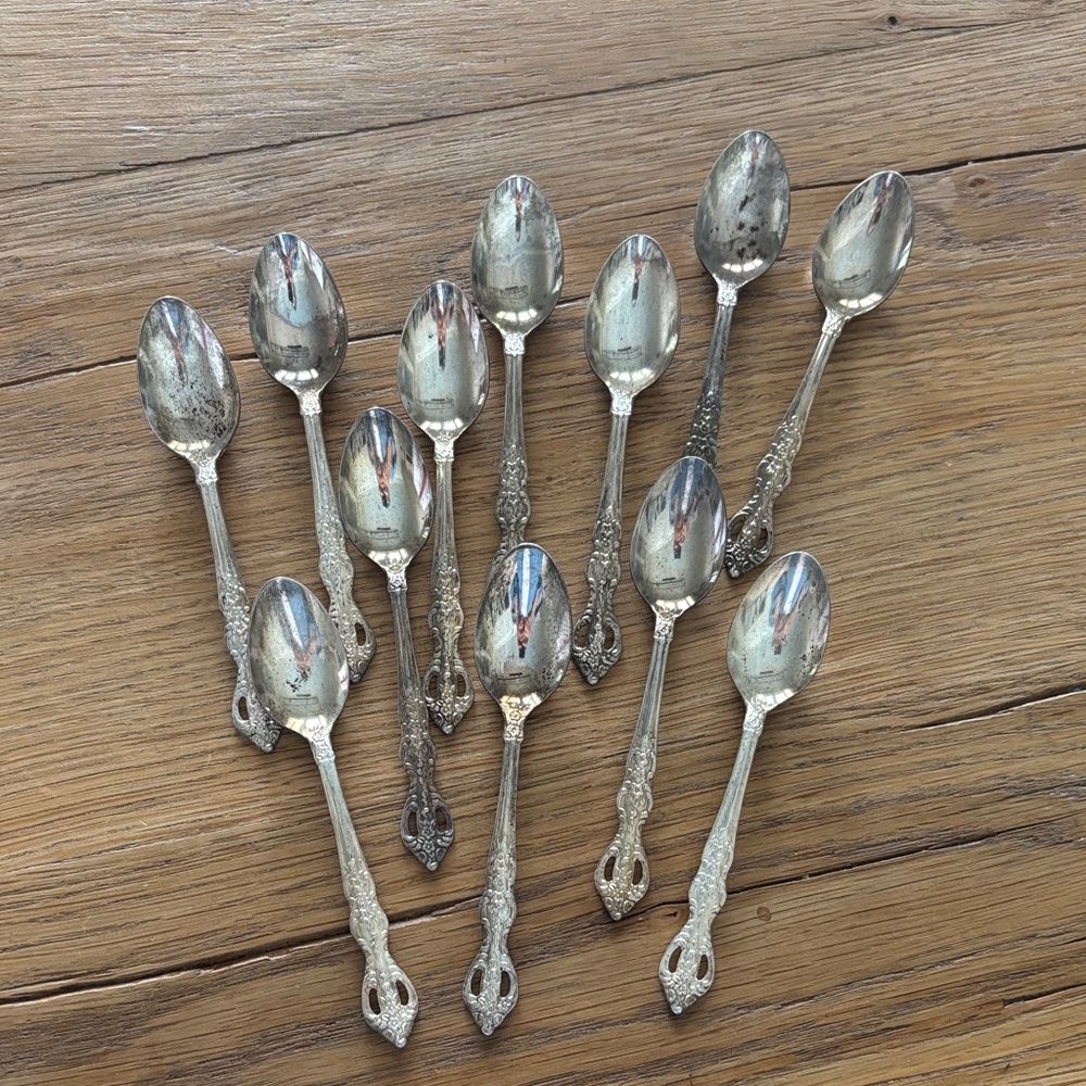 Elegant Silver Teaspoon Set